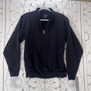 L.L. Bean Traditional Fit Cotton Quarter Zip Sweater – Men’s S